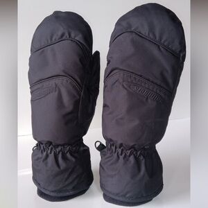 Ladies Black Mittens